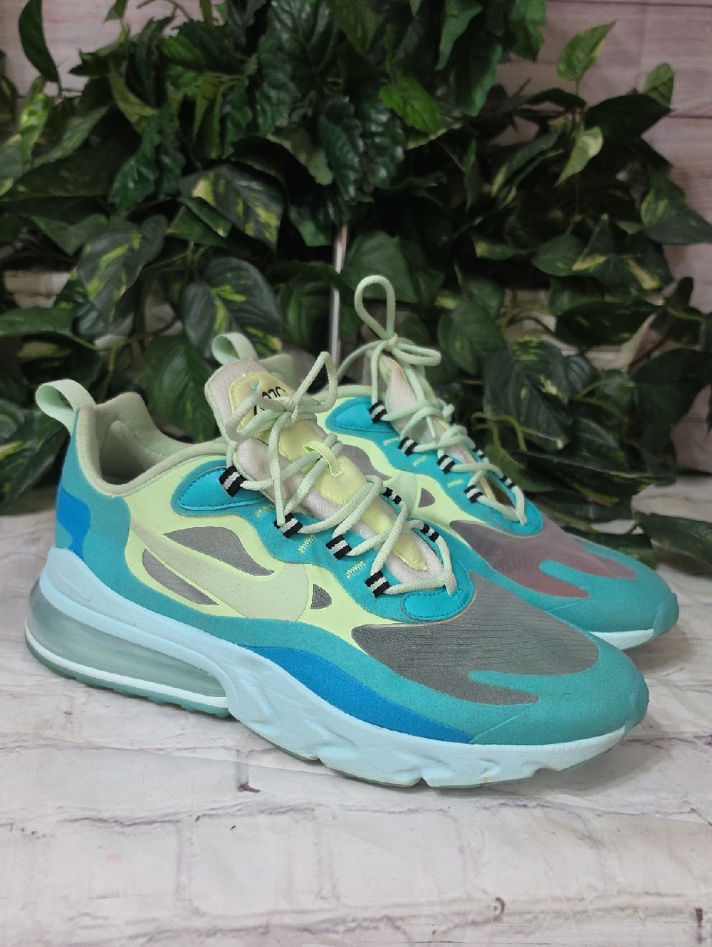 Nike Air Max 270 Hyper Jade Mint Green Sneakers Mens 8.5